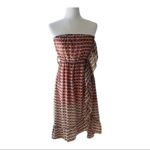 Peach Strapless Sundress Sz M NWT beautiful!